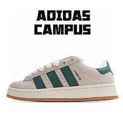 Кроссовки женские Adidas Campus 00s "Crystal White Dark Green" / GY0038