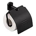 Тримач для туалетного тата Qtap Liberty QTLIBBLM1151 Black, фото 4