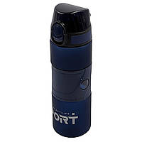 Бутылка для воды SPORT DB-1339 (мат./пласт./силикон/600мл) в ассорт. (М0959)