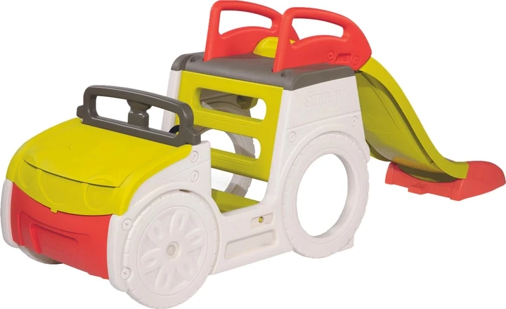 Ігровий центр Smoby Toys Автомобіль мандрівника з гіркою і пісочницею зі звуковими ефектами (840205)