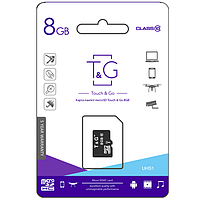 Карта пам'яті T&G microSDHC 8GB class 10