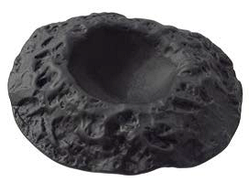 Блюдо Crater чорне