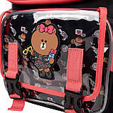 Рюкзак шкільний YES Line Friends  S-101 38 x 27 x 14 см, 14 л, чорний (559592), фото 7