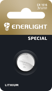 Батарейка ENERLIGHT LITHIUM CR 1616 BLI 1