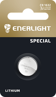 Батарейка ENERLIGHT LITHIUM CR 1632 BLI 1