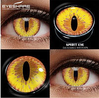 Цветные контактные жёлтые линзы SPIRITEYE EYESHARE Качественные кукольные Линзы для косплея оптом TAP