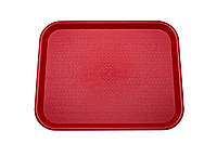 Поднос Winco FFT-1418R пластмассовый 35 х 45 см Красный (29014) NB, код: 176180