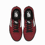 Чоловічі кеди VANS SK8-LOW CORDURA 42 розмір із замші Бордові, фото 3