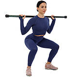 Палиця гімнастична розбірна Бодибар Body Bar 5 кг Zelart FI-9994-5, фото 6
