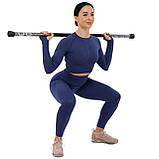 Палиця гімнастична розбірна Бодибар Body Bar 6 кг Zelart FI-9994-6, фото 7