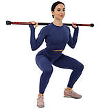 Палиця гімнастична розбірна Бодибар Body Bar 7 кг Zelart FI-9994-7, фото 9
