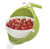 Миска-дуршлаг для ягод MESH STRAINER 2в1 Green (300672GR) NB, код: 1858687