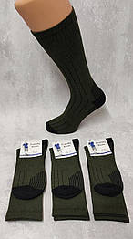 Шкарпетки чоловічі Friendly Socks 1013027-024 вис. стрейч хакі-чорний р.27-29 (уп.6 пар)