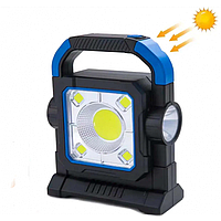 Туристический светодиодный прожектор LED фонарь с аварийным светом HC-7078A Синий uph
