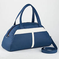 Спортивная сумка KotiCo 23х43х16 см Сине-белая (Ssport_blue-white_fly)