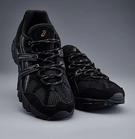Мужские кроссовки ASICS Gel-Sonoma 15-50 Black Obsidian Grey, замшевые асикс гель сонома черные