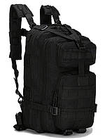 Тактический штурмовой военный рюкзак Military 25 л Черный (1170) NB, код: 1549905