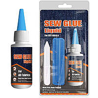 Универсальный клей для ткани и кожи Sew Glue Liquid skr