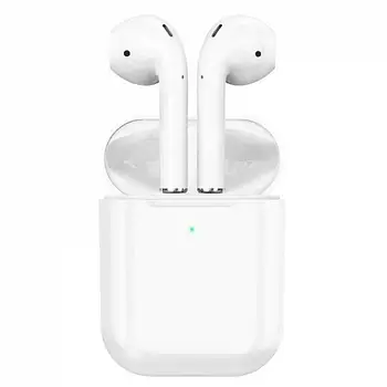 Бездротові навушники Bluetooth Borofone BW25 в кейсі з сенсорним керуванням Білі Лучшая цена