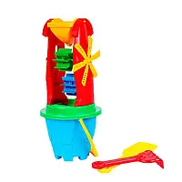 Гр Млинок 2 2742 "Technok Toys" сито, лопатка, грабельки, 41см, в пакеті ish