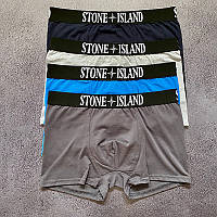 Трусы Stone Island. Мужские трусы. Набор мужских трусов Stone Island 4 штуки L