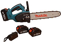 Аккумуляторная цепная мини-пила MAKITA для дачи, Электрическая пила для обрезки веток деревьев makita садовая