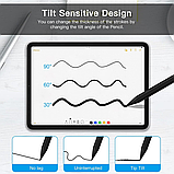 Бездротовий стилус GOOJODOQ GD13 для iPad з магнітною зарядкою та індикатором функція відхилення долоні, фото 4