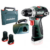 Аккумуляторный шуруповерт METABO PowerMaxx BS BL+LC 40