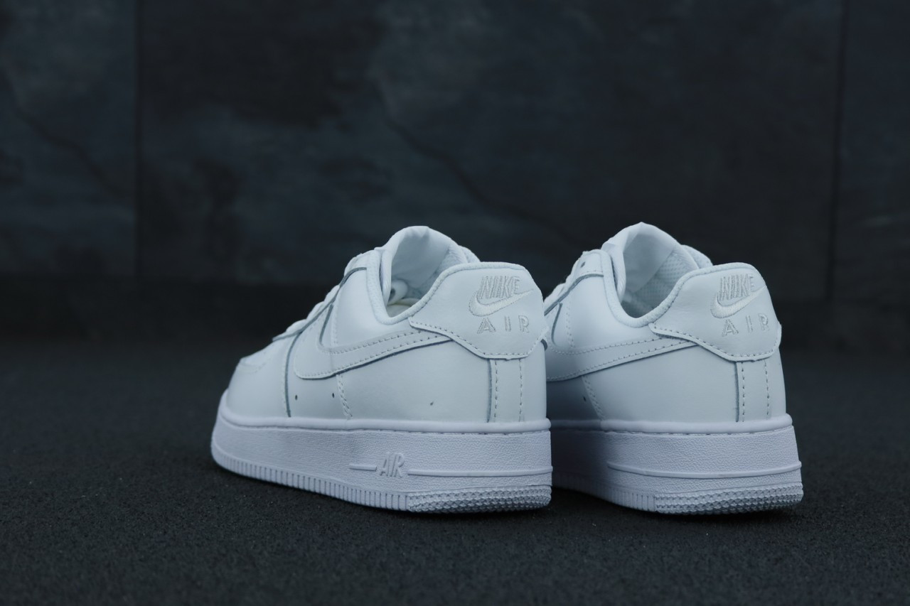 Женские кроссовки Nike Air Force 1 Low, кожа, белый, Вьетнам Найк Еір форс шкіряні білі - фото 6 - id-p2179211317