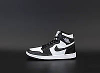 Жіночі кросівки Nike Air Jordan 1 Retro High, шкіра, чорно-білий, В'єтнам Найк Eir Джордан 1 Ретро Хай