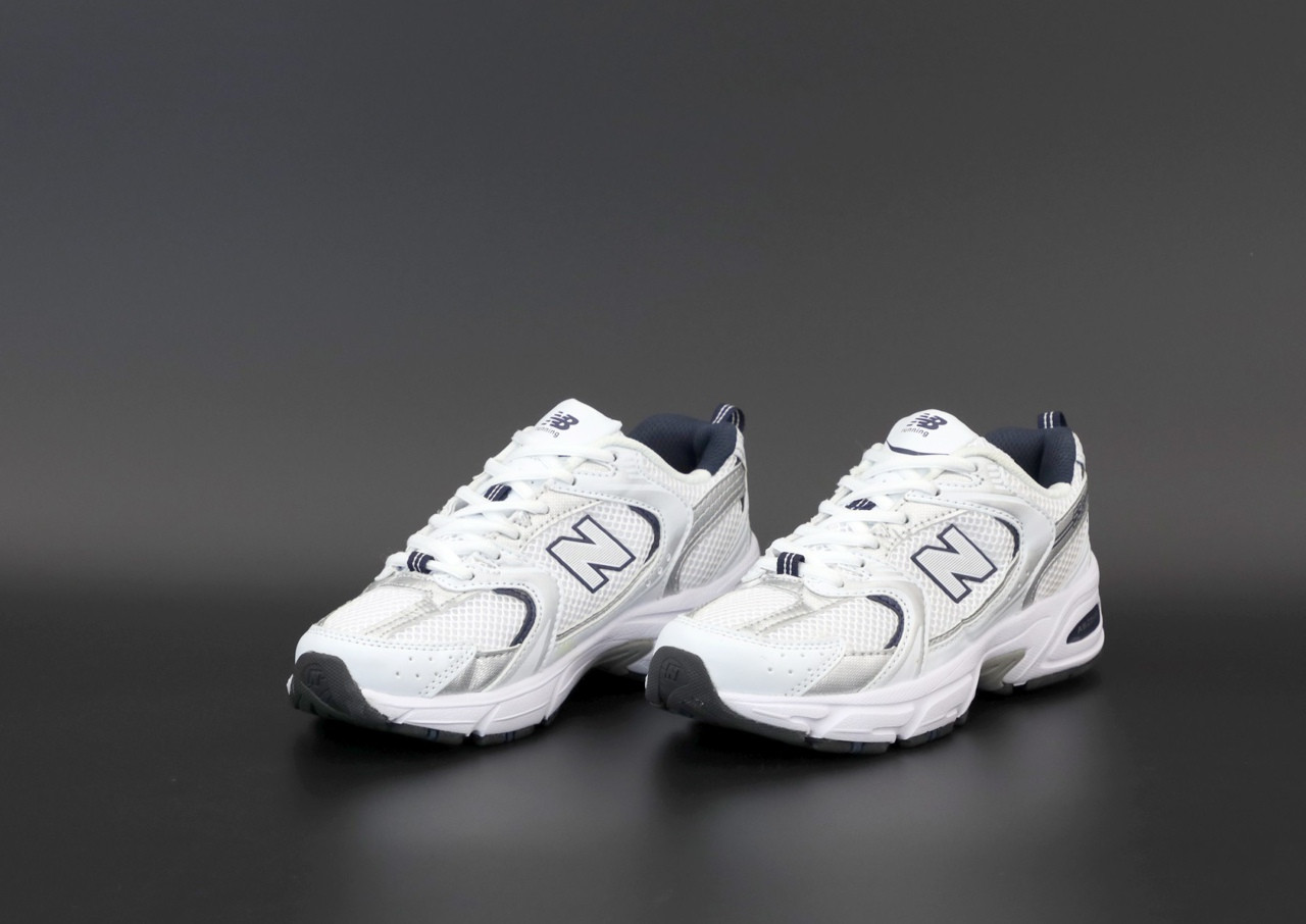 Мужские кроссовки в стиле New Balance 530, Нью Беленс 530 білі з синім - фото 3 - id-p2179211337