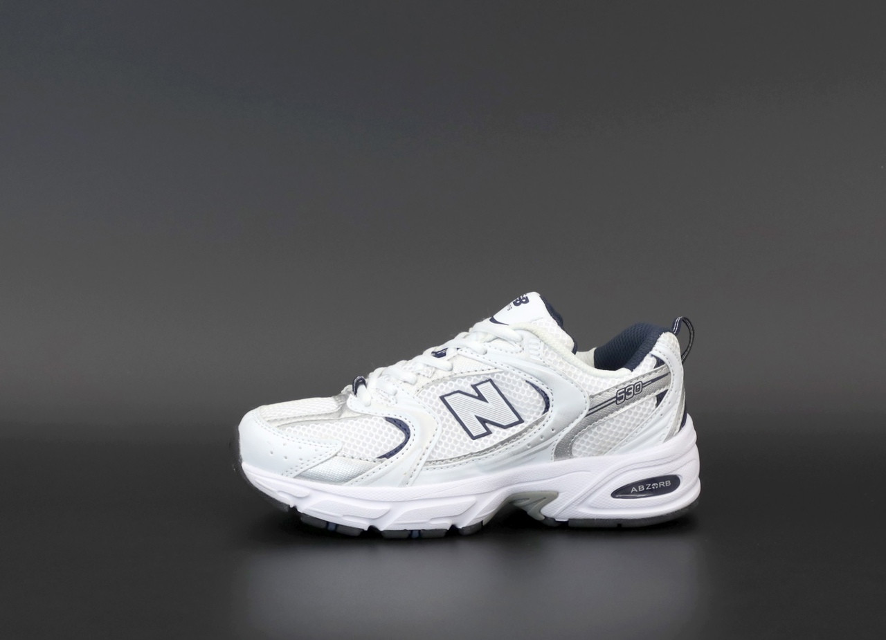 Мужские кроссовки в стиле New Balance 530, Нью Беленс 530 білі з синім - фото 5 - id-p2179211337