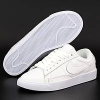 Жіночі кросівки Nike Blazer Low, шкіра, білий, Китай 40