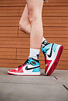 Nike Air Jordan 1 Retro High Blue Red White 2