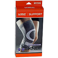 Фіксатор коліна LiveUp Knee Support Grey (LS5676) GG, код: 1827162