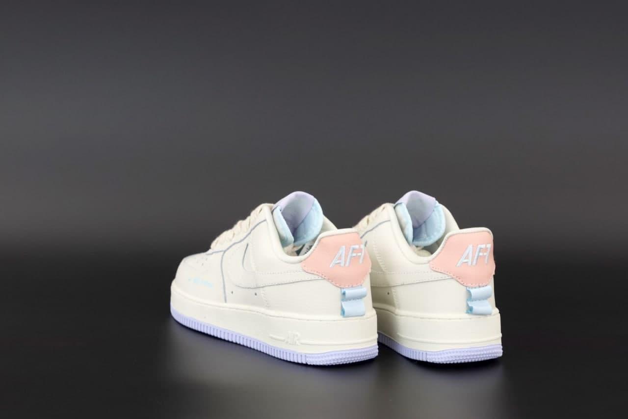 Женские кроссовки Nike Air Force 1 Low, кожа, белый, Вьетнам Найк Эир Форс 1 Лов белые - фото 3 - id-p2179229978