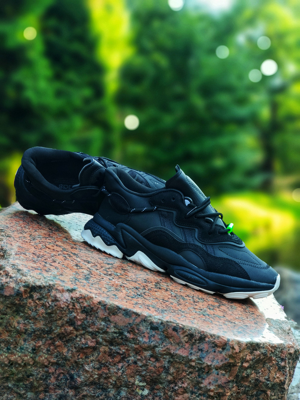 Чоловічі кросівки Adidas Ozweego Black (Топ якість) - фото 5 - id-p2179230001
