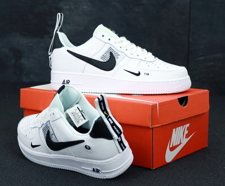 Женские кроссовки Nike Air Force 1 Low, кожа, белый, Вьетнам Найк Еір Форс 1 Лов - фото 6 - id-p2179240299