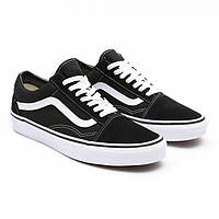 Женские кеды в стиле Vans Old Skool, черно-белый, Китай Ванс Олд Скул чорно-білі