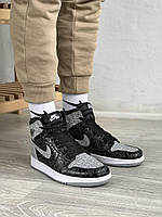 Nike Air Jordan 1 Retro High Black Grey v2