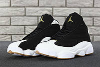 Мужские кроссовки в стиле Air Jordan 13, Эир Джордан 13 черно-белые 41