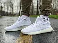 Мужские кроссовки Adidas Yeezy 350 BOOST, белый, Китай Адідас изи 350 буст білі