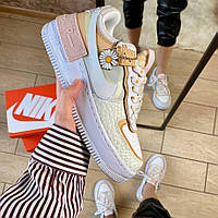 Nike Air Force 1 SHADOW Spruse Aura Yellow 38