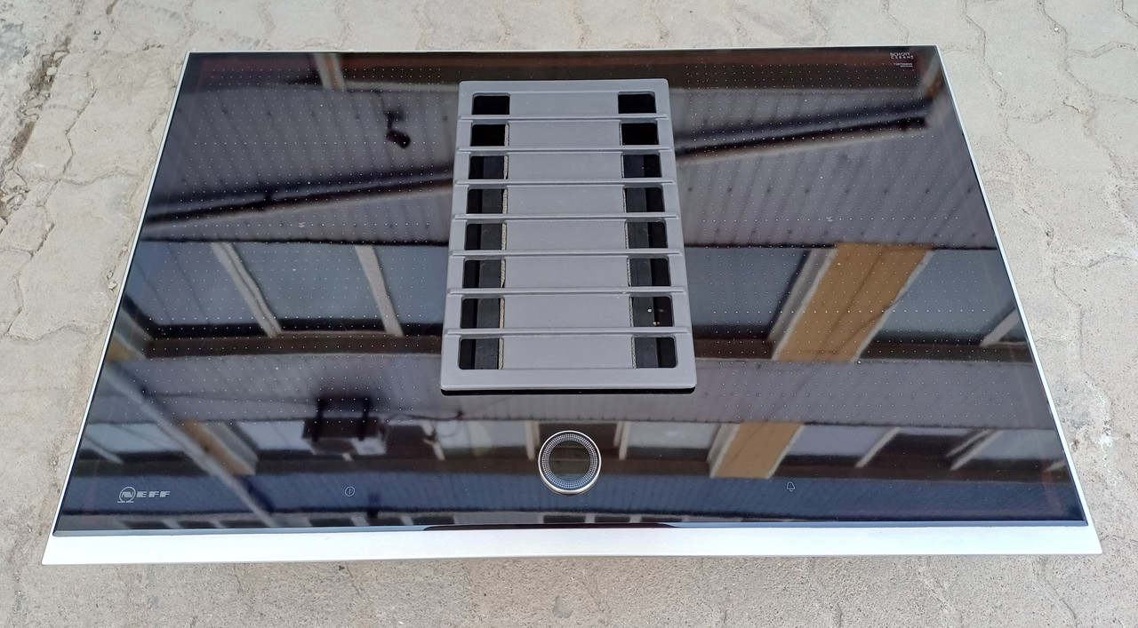 Варочная индукционная панель с вытяжкой Bosch Neff T58TS6BN0 TwistPad ...