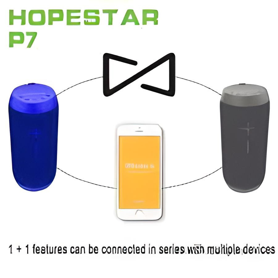 Портативная колонка HOPESTAR P7: Музыкальная свобода (Bluetooth, MP3, FM, AUX, Mic) - фото 7 - id-p2095945812