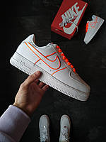 Nike Air Force 1 White Orange