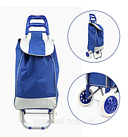 Тачка сумка с колесиками A-PLUS тележка Синий BK322-01