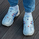 Кросівки чоловічі білі Asics Gel-Kahana 8 White Blue Orange  (13349), фото 6