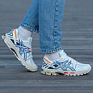 Кросівки чоловічі білі Asics Gel-Kahana 8 White Blue Orange  (13349), фото 7