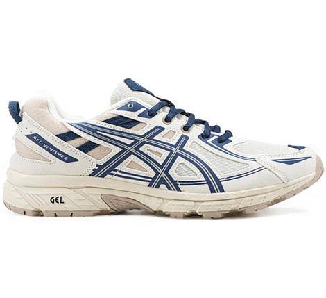 Кросівки ASICS Gel Venture 6 White Beige Blue, фото 1